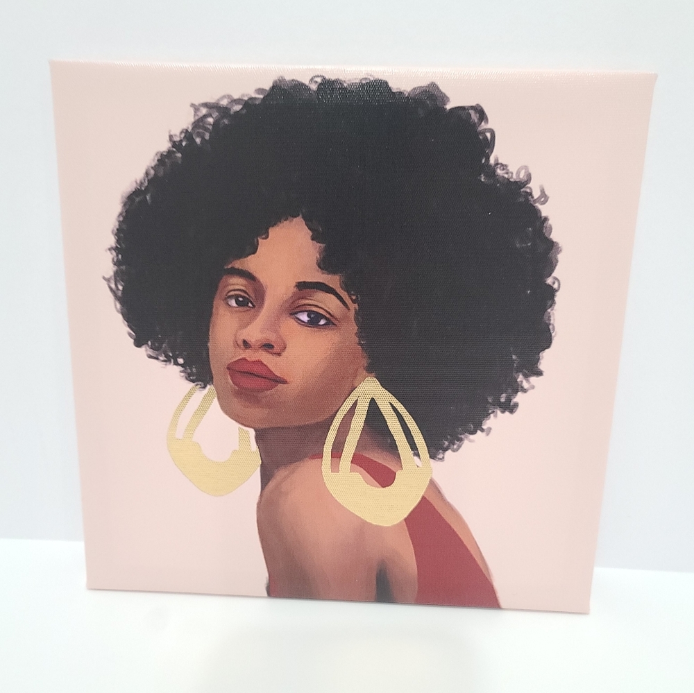 Girlie Portrait Canvas Wall Art
